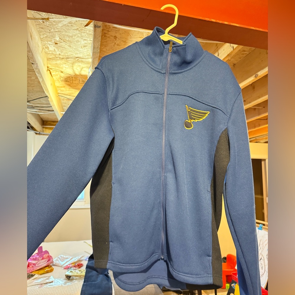 St. Louis Blues zip up jacket